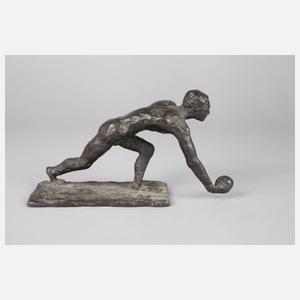 Bronze Kegelspieler