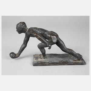 Bronze Kegelspieler