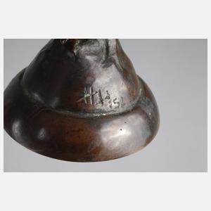 Monogrammist HH, Kerzenleuchter Bronze