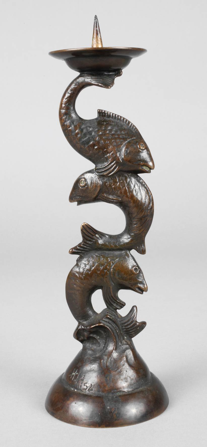 Monogrammist HH, Kerzenleuchter Bronze