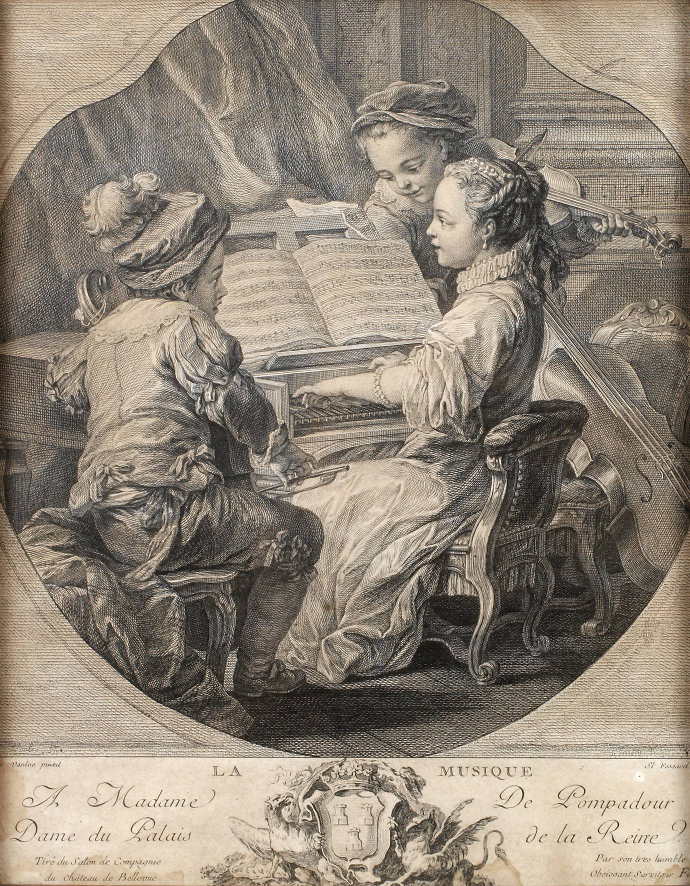Étienne Fessard, Allegorie auf die Musik