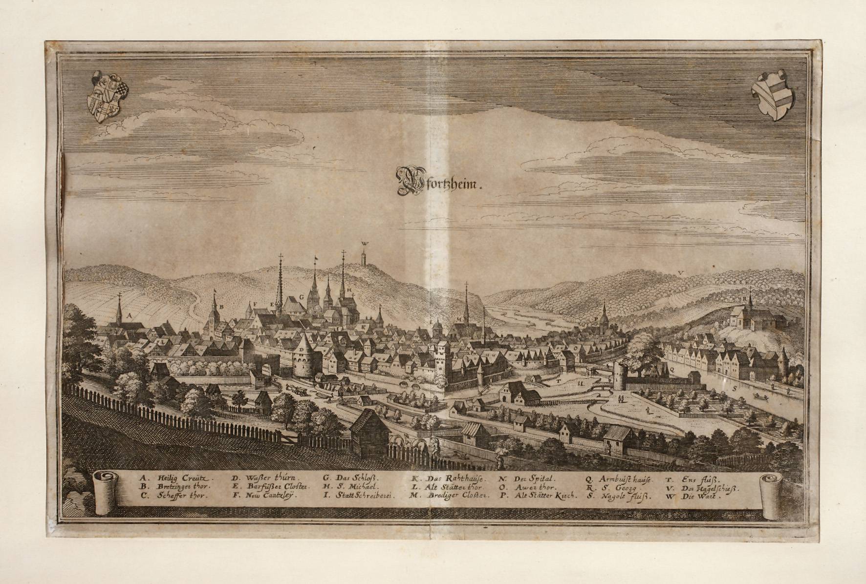 Matthäus Merian der Ältere, Pforzheim