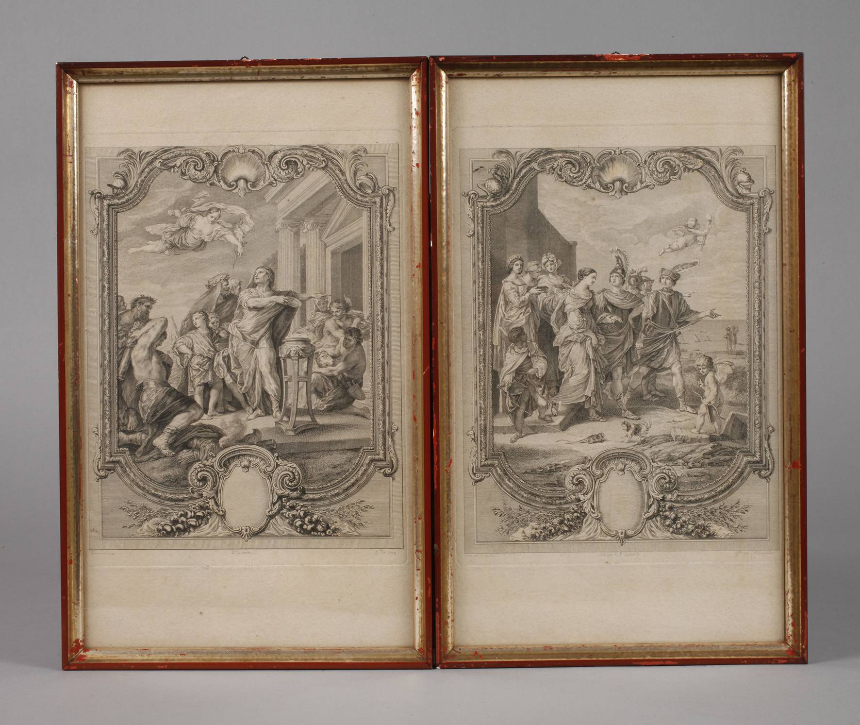 Paar mythologische Darstellungen