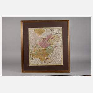 Johann Baptist Homann, Kupferstichkarte Franken