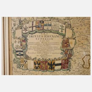 Johann Baptist Homann, Kupferstichkarte Hessen