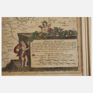 Johann Baptist Homann, Kupferstichkarte Hessen