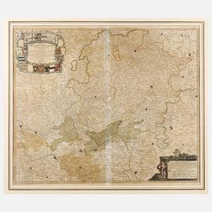 Johann Baptist Homann, Kupferstichkarte Hessen