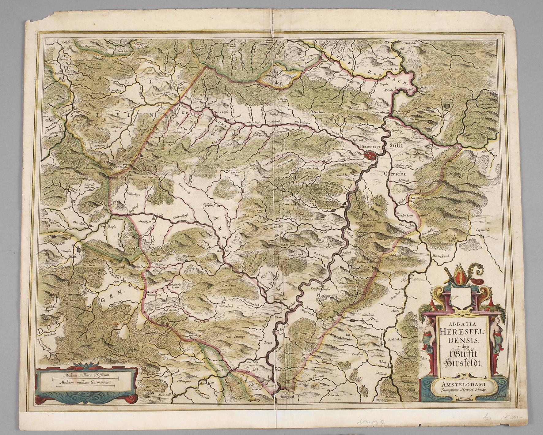 Karte vom Stift Hersfeld