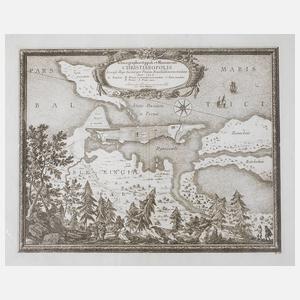 Erik Jonsson von Dahlberg, attr., Karte Kristianopel