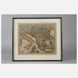 Michael Kauffer, Karte Griechenland – Italien – Balkan