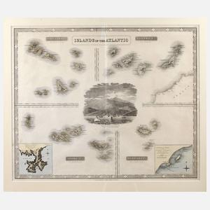 Karte atlantische Inseln