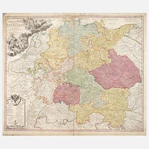Johann Baptist Homann, Kupferstichkarte Deutschland