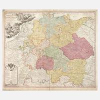 Johann Baptist Homann, Kupferstichkarte Deutschland111