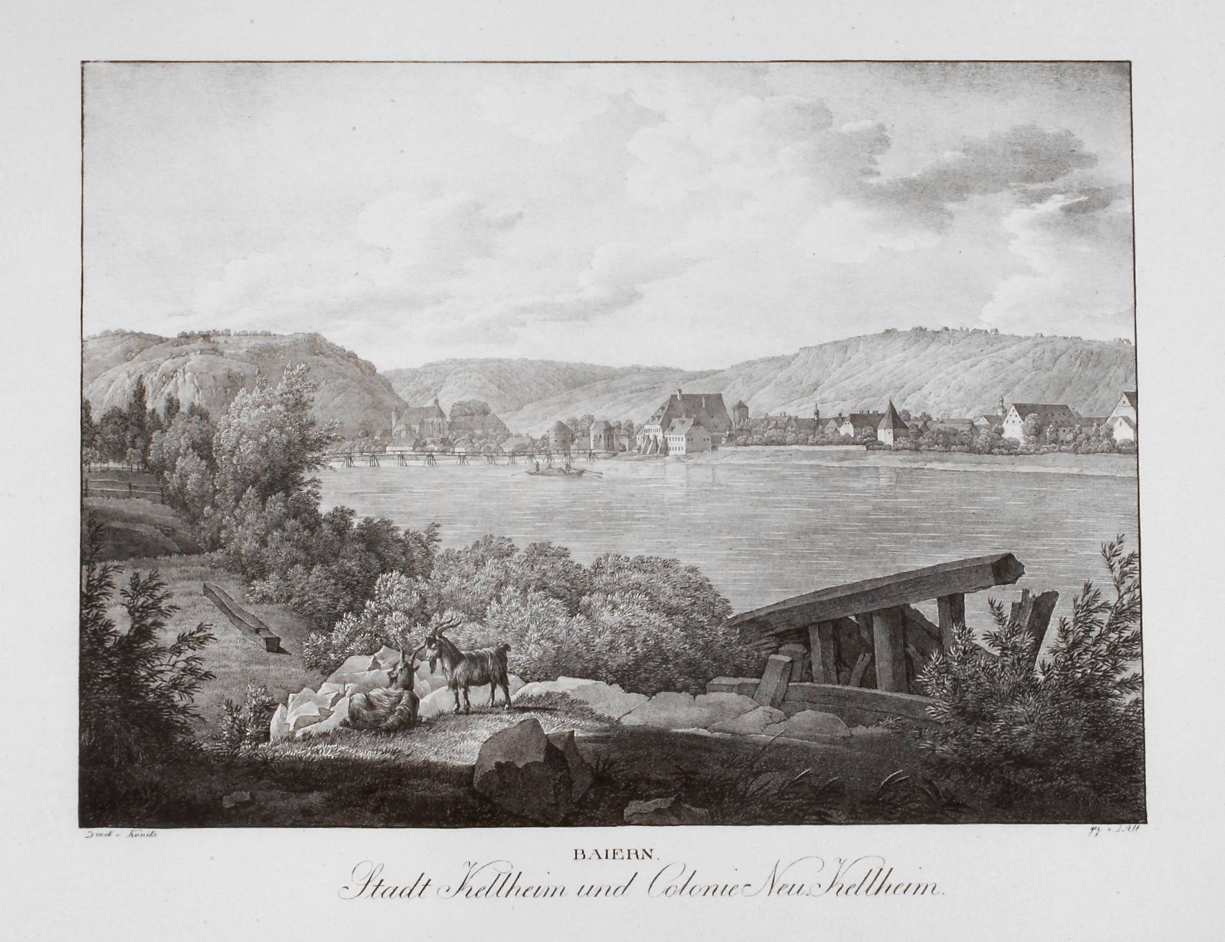 Jacob Alt, ”Stadt Kelheim und Colonie Neu Kelheim“