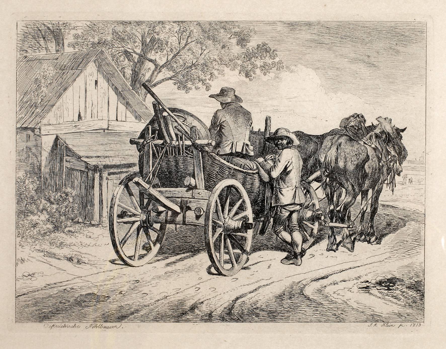 Johann Adam Klein, ”Österreichische Kohlbauern”