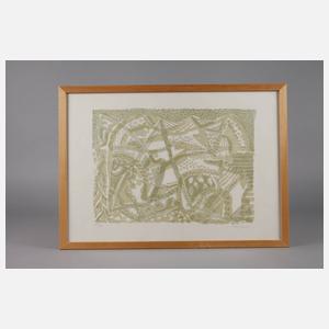 Prof. Eduard Bargher, Vulkanische Landschaft