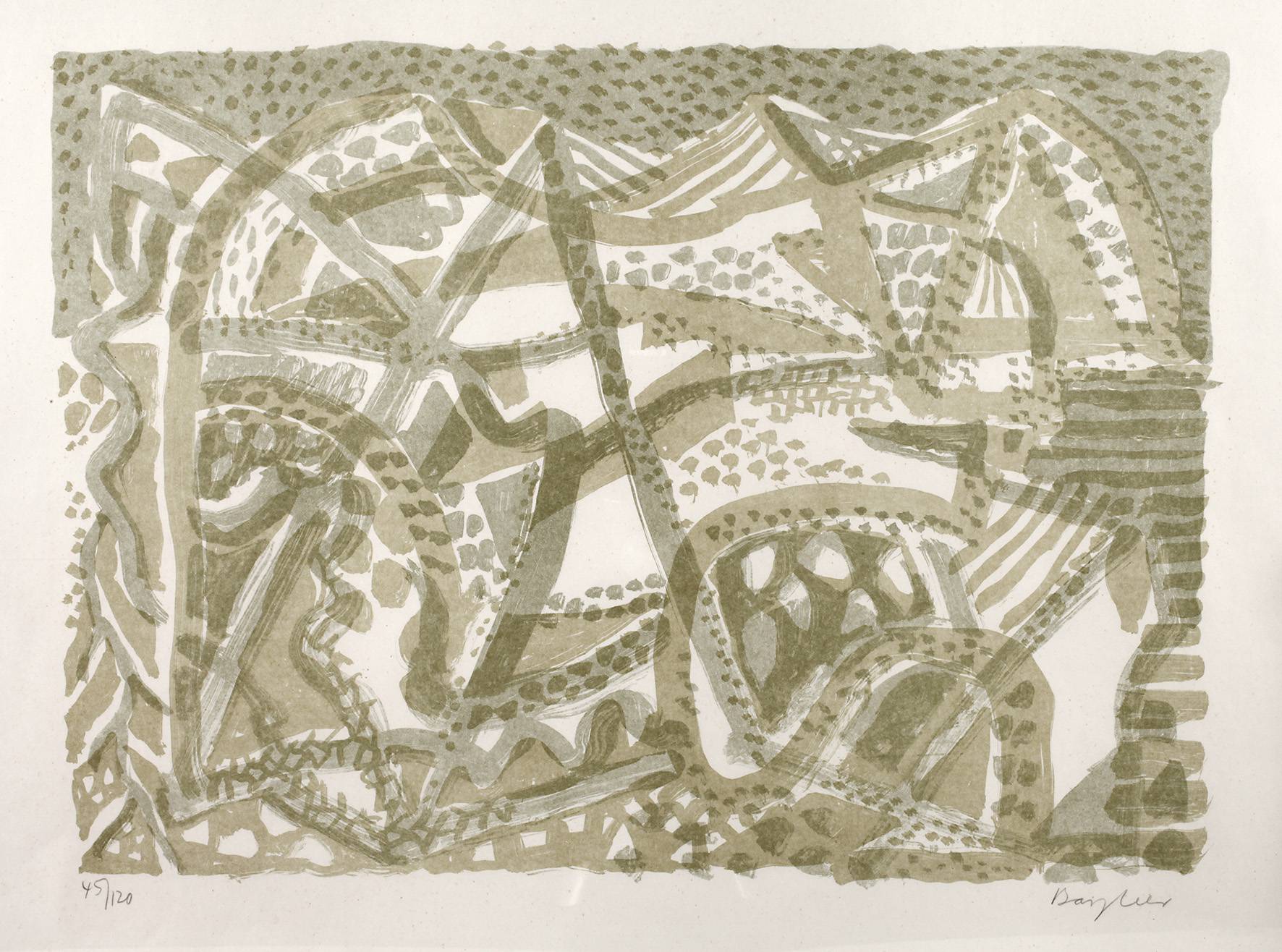 Prof. Eduard Bargher, Vulkanische Landschaft