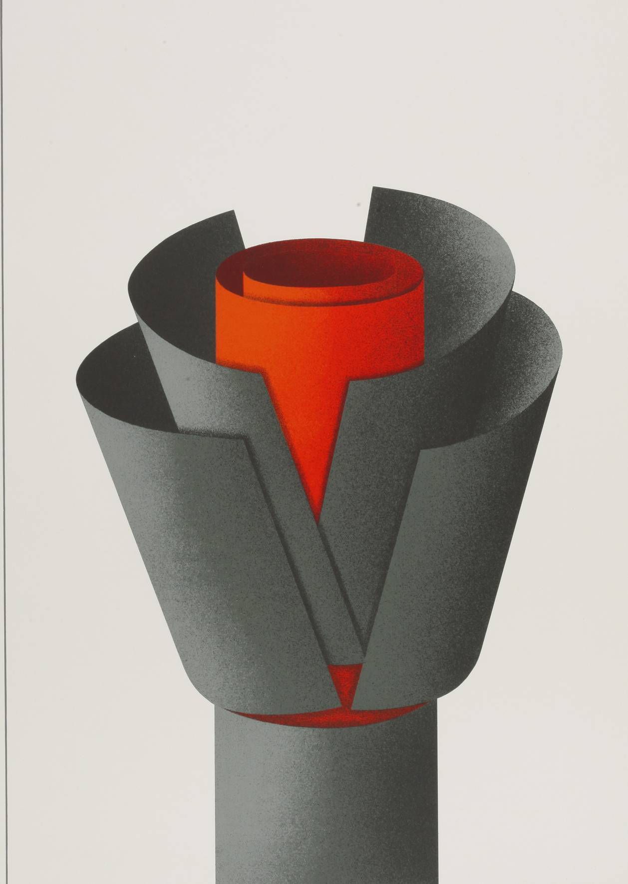 Wilhelm Beuermann, Sich entblätternde Form