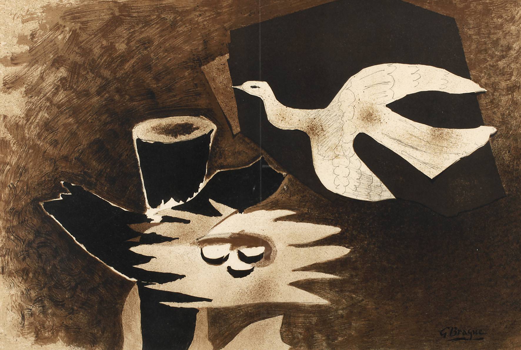 Georges Braque, nach, ”L´oiseau et con nid”
