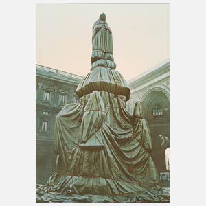 Christo, ”Wrapped Monument to Leonardo”
