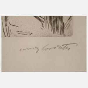 Prof. Lovis Corinth, ”Obstgarten im Herbst”