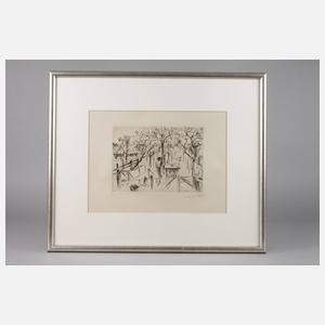 Prof. Lovis Corinth, ”Obstgarten im Herbst”