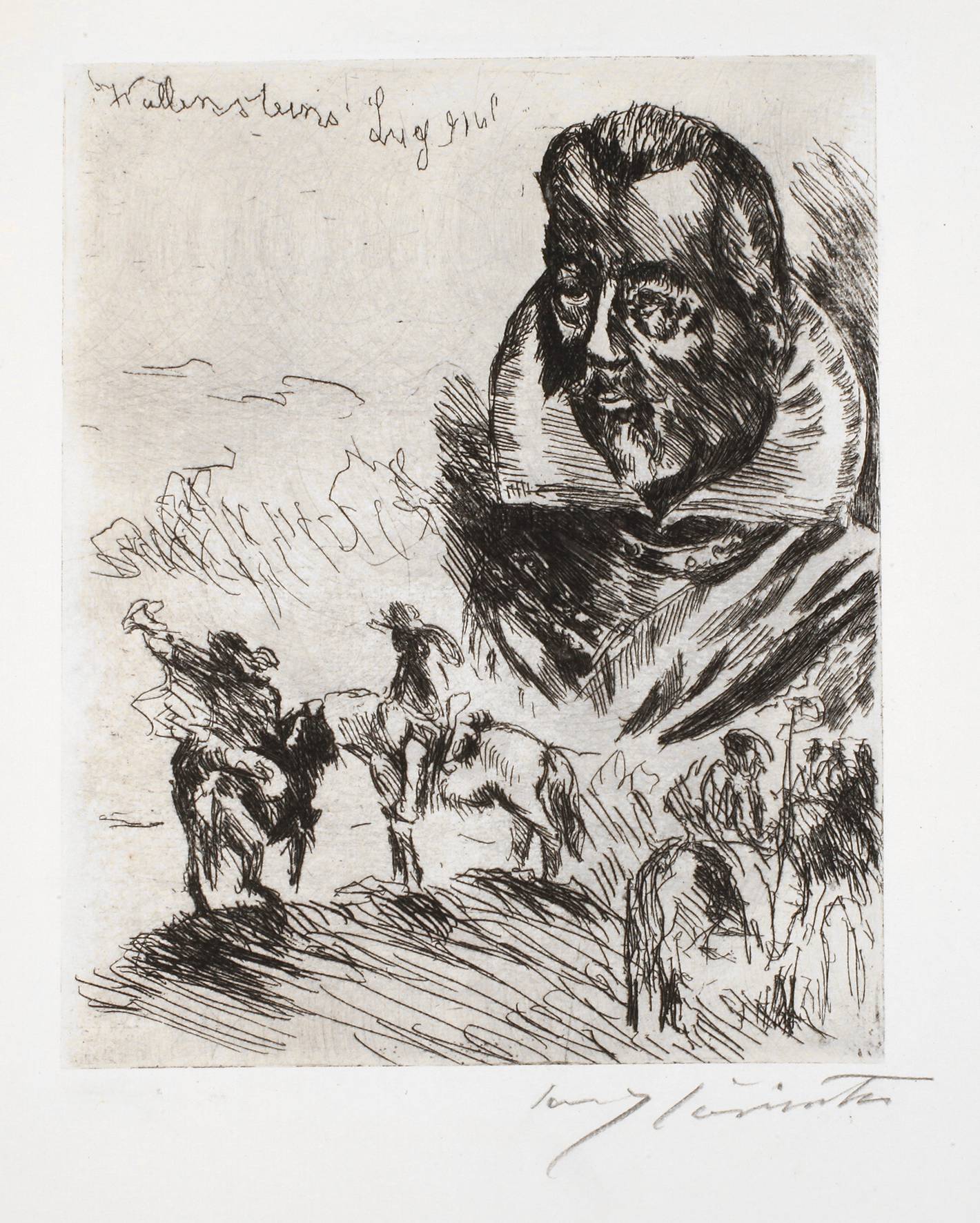 Prof. Lovis Corinth, ”Wallensteins Lager”