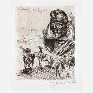 Prof. Lovis Corinth, ”Wallensteins Lager”