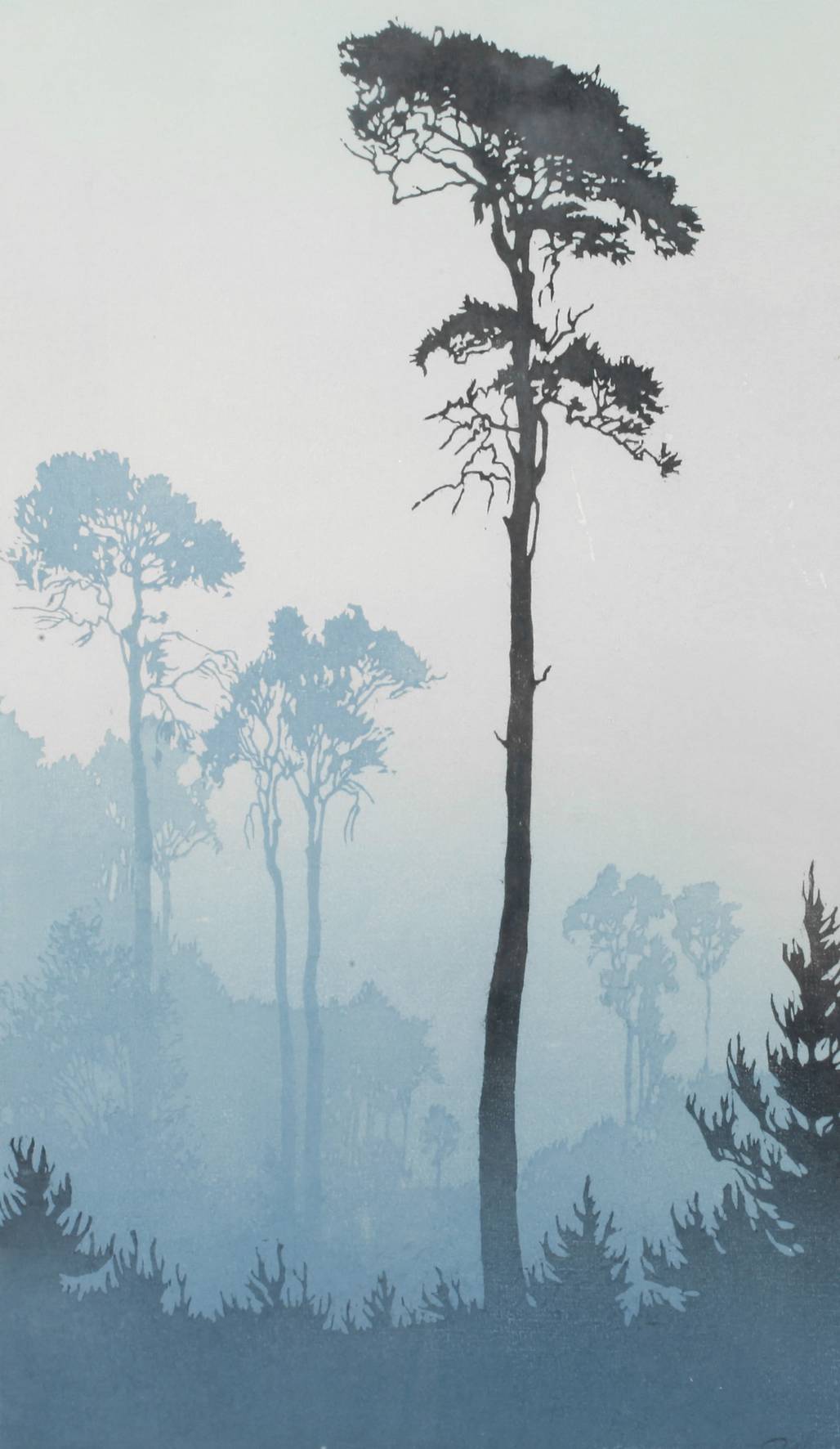 Oscar Droege, ”Pinien”