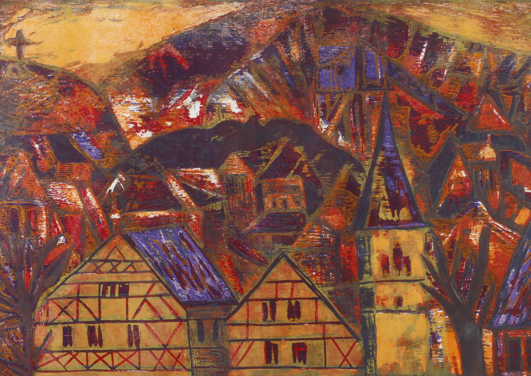 Esteban Fekete, Abendliche Stadt