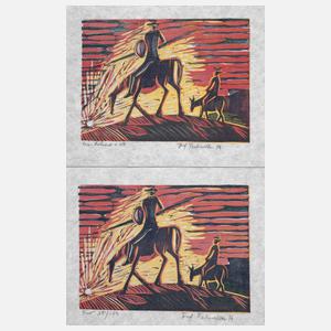 Josef Fischnaller, Don Quijote zu Pferde