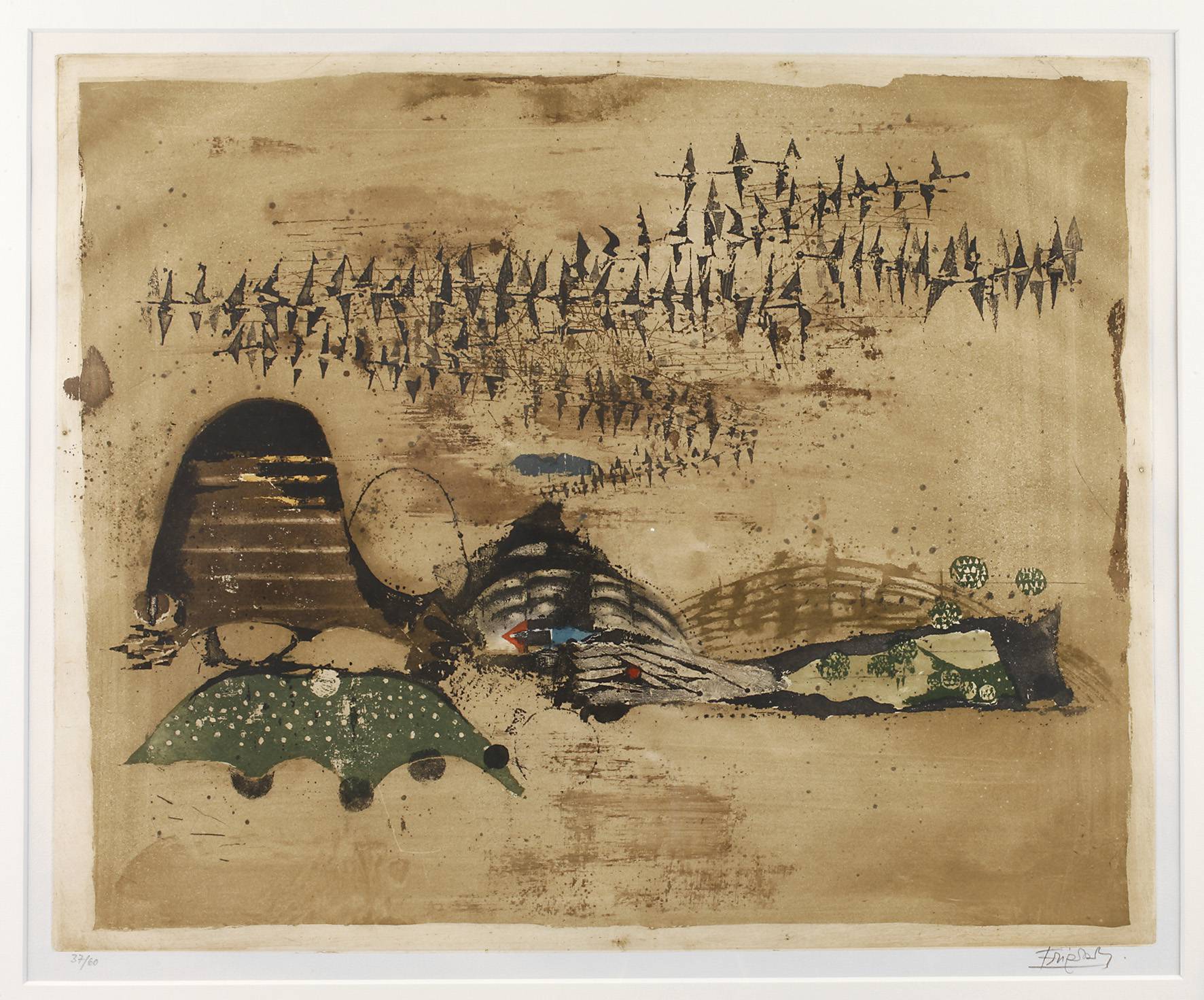 Johnny Friedländer, Abstrakte Komposition