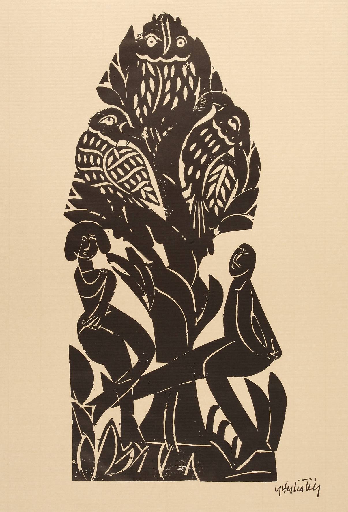 Prof. HAP Grieshaber, ”Festbaum”