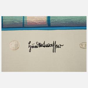 Prof. Friedensreich Hundertwasser, Farbserigraphie