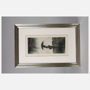 Horst Janssen, ”Annettchen in der Haseldorfer Marsch”