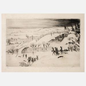 Prof. Walther Klemm, ”Auszug zur Jagd”