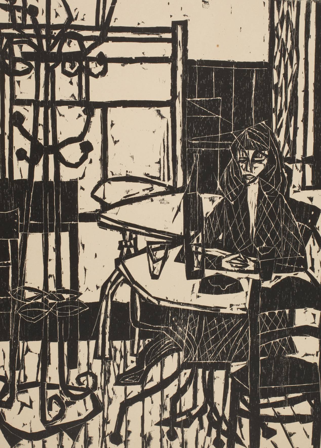 Diether Kressel, Im Café