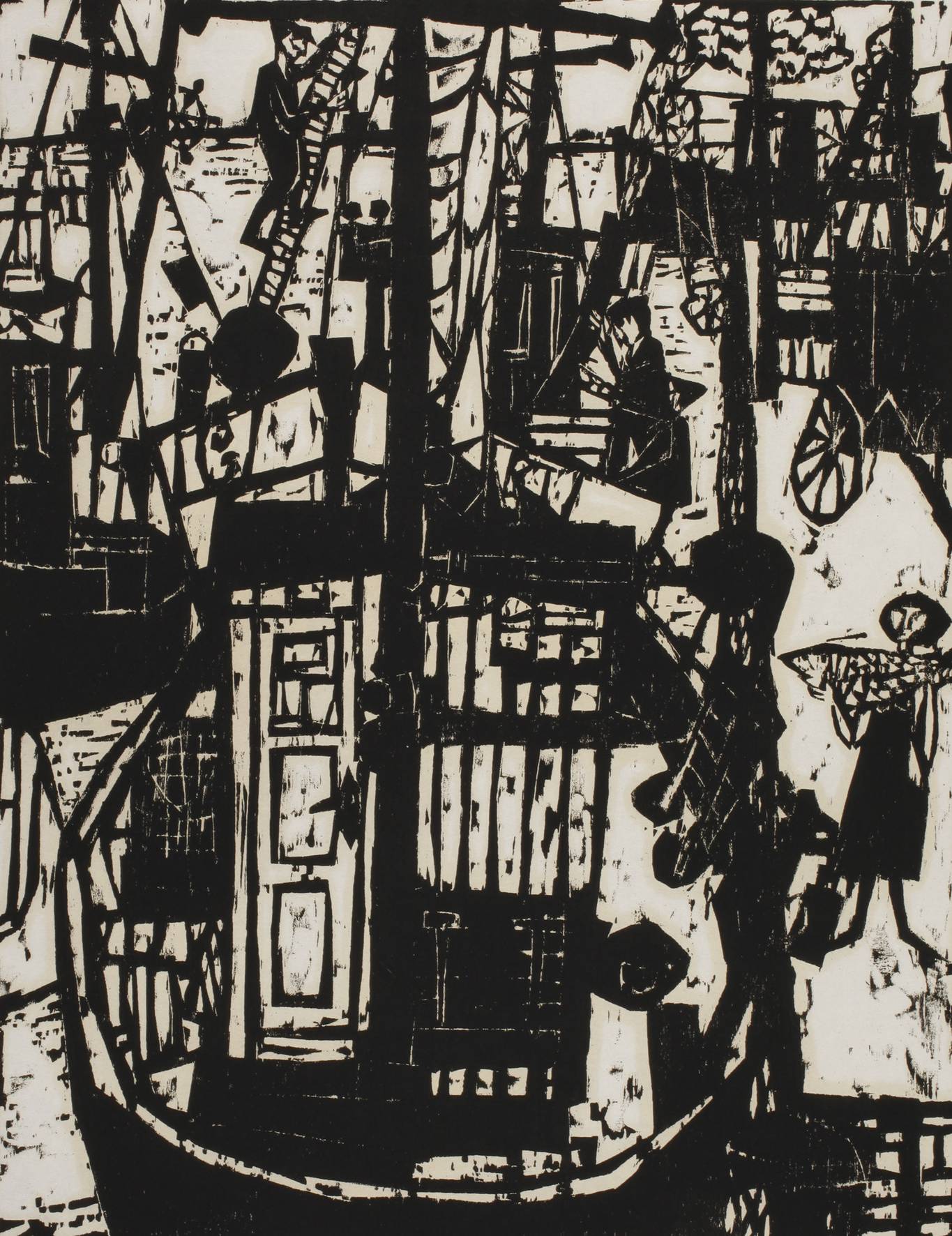 Diether Kressel, Im Fischerhafen