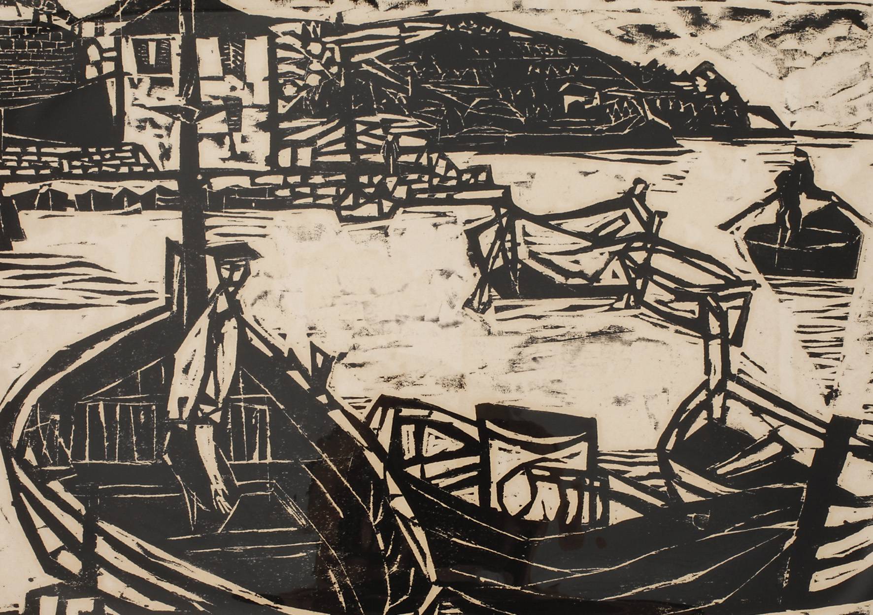 Diether Kressel, Im Hafen