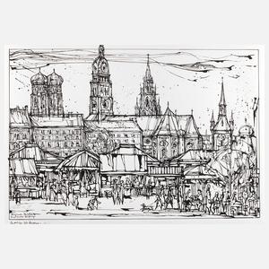 Hans Prähofer, Der Viktualienmarkt in München