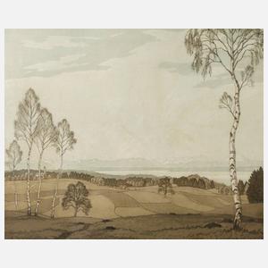 Prof. Rudolf Sieck, ”Blick von der Rottmannshöhe”