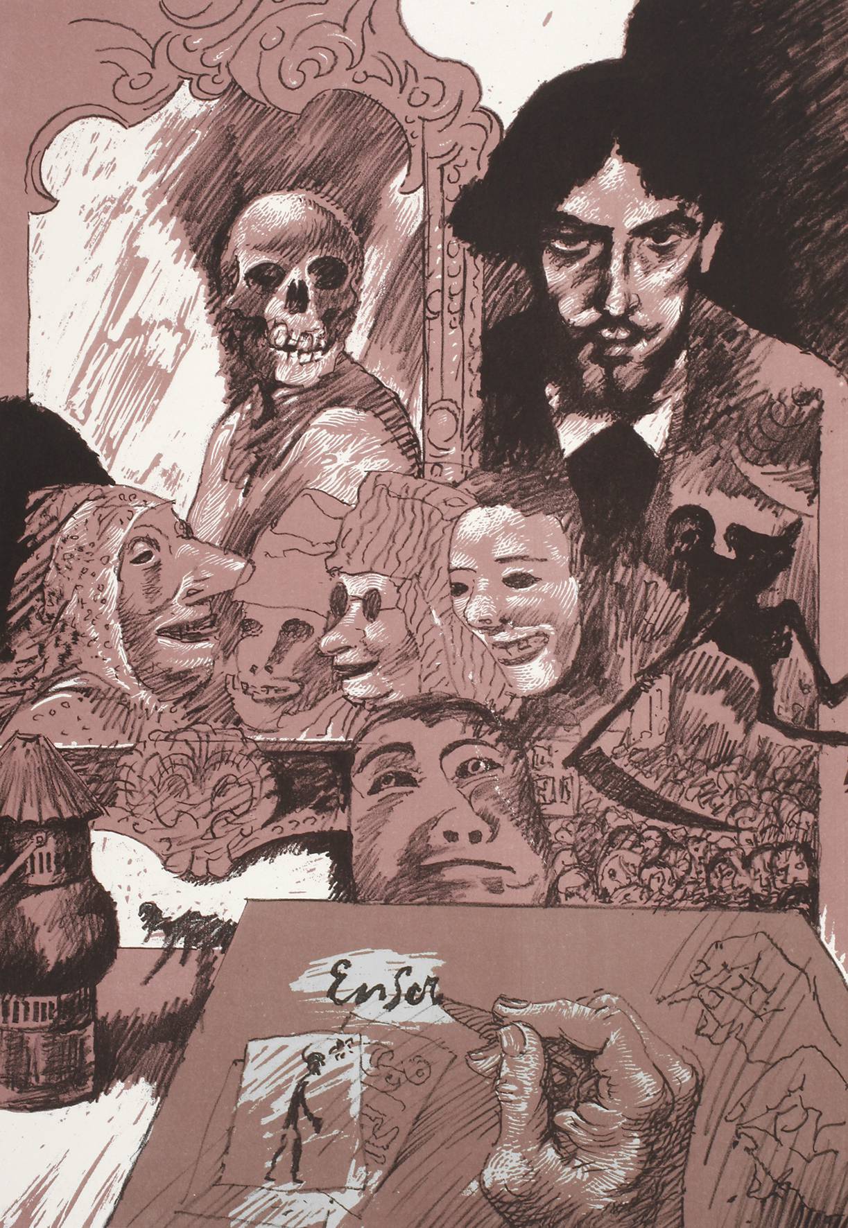 Prof. Willi Sitte, ”James Ensor gewidmet”