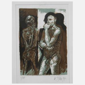 Prof. Willi Sitte, Denker mit Tod