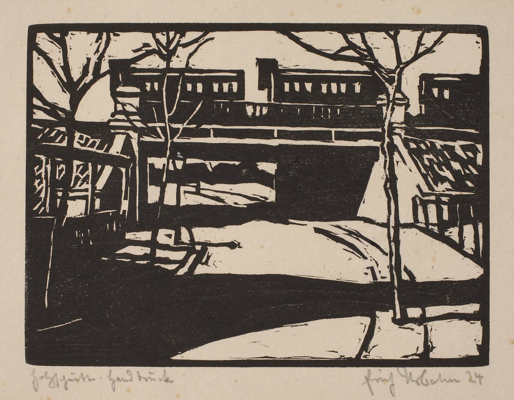 Erich Urbahn, Bahnüberführung in Hermsdorf