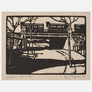 Erich Urbahn, Bahnüberführung in Hermsdorf