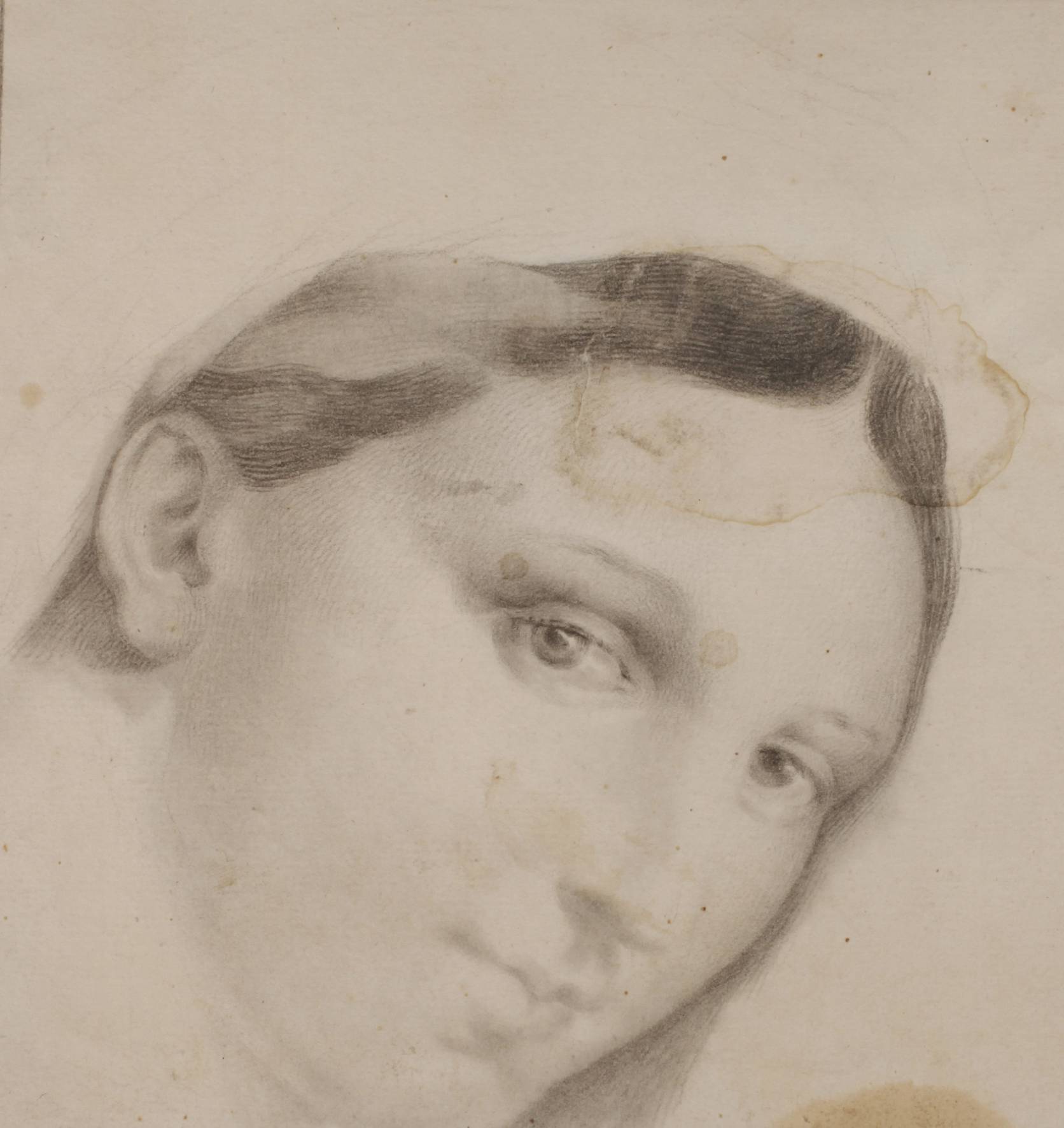 Kopfstudie Madonna della seggiola