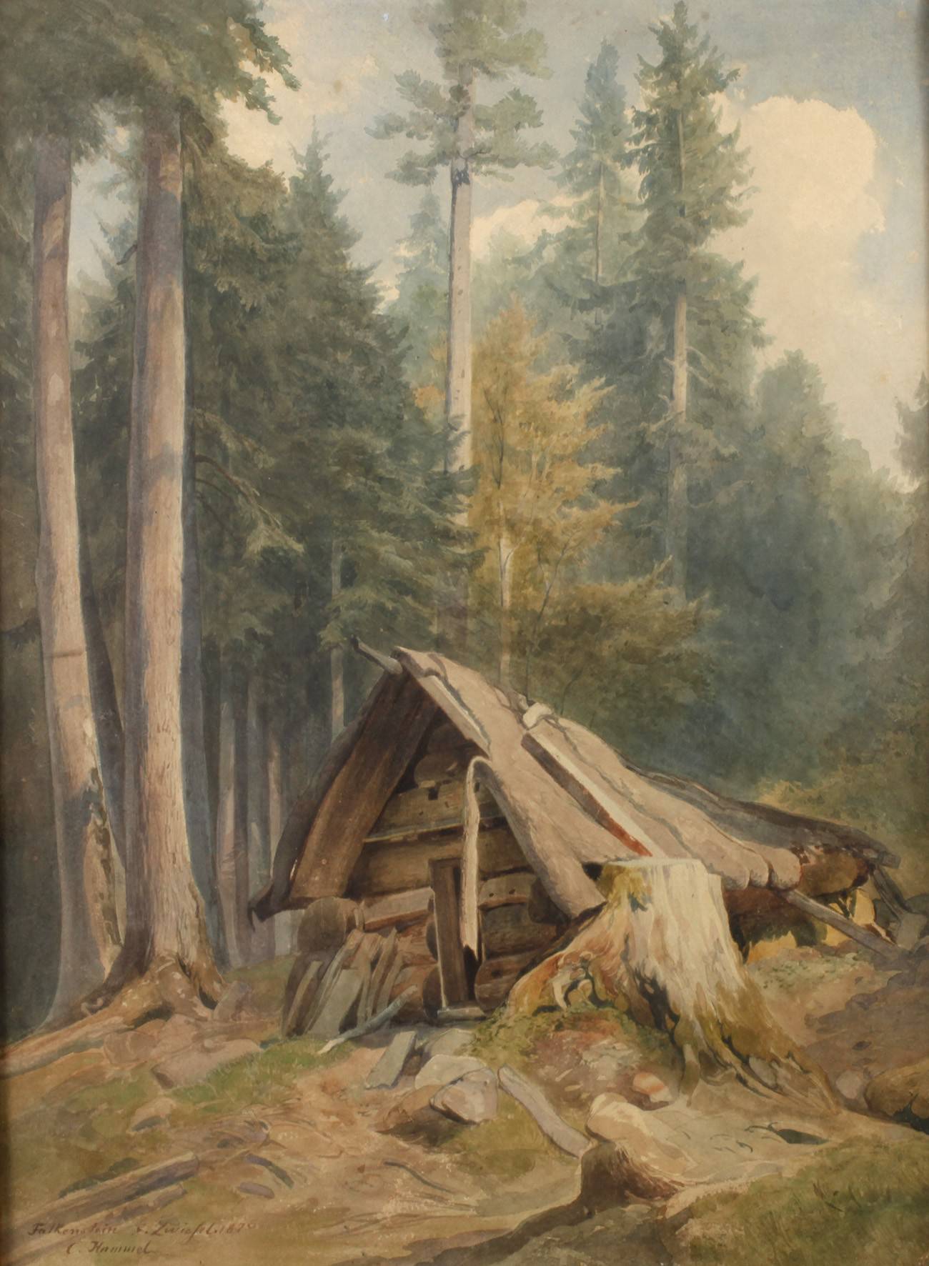 Prof. Carl Hummel, ”Falkenstein bei Zwiesel”