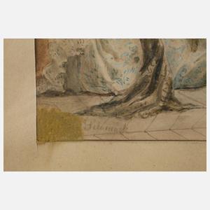 Emily Schmäck, attr., Rokokoszene