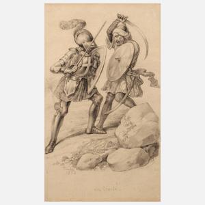 Joseph Guillaume Bourdet, Kampfszene