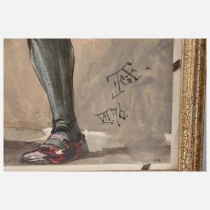 Ernst Albert Fischer-Cörlin, attr., Tell mit Armbrust